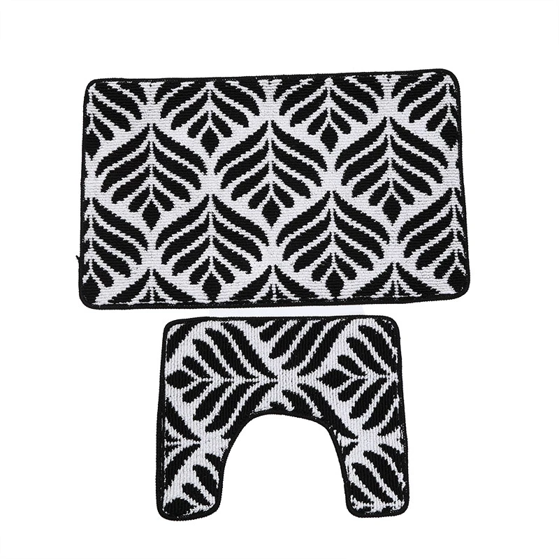 U-Shaped Yarn Dyed Toilet Rugs U-Shaped Yarn Dyed Toilet Rugs